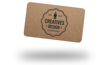 Specialty Kraft Paper Business Cards